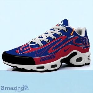 New York Giants TN Sport Shoes Best Gift For NFL Fans Double Swoosh Custom Name Product Photo 1