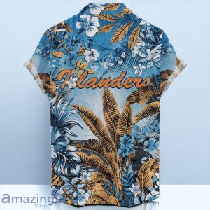 New York Islanders NHL Hawaiian Shirt Tropical Skull Design For Men Women Product Photo 2