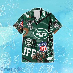 New York Jets NFL Combo Hawaiian Shirt & Short Trending Gift For Fans Product Photo 2