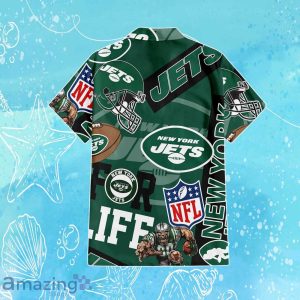 New York Jets NFL Combo Hawaiian Shirt & Short Trending Gift For Fans Product Photo 3
