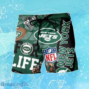 New York Jets NFL Combo Hawaiian Shirt & Short Trending Gift For Fans Product Photo 4