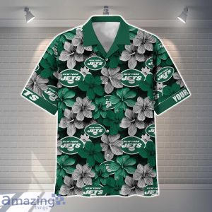 New York Jets NFL Flower Hawaiian Shirt Custom Name Gift Ideas For Men Women Product Photo 2