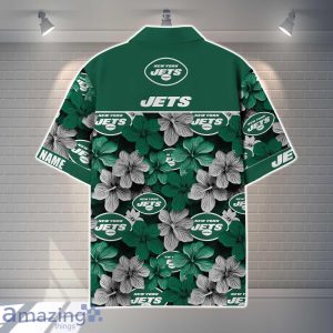 New York Jets NFL Flower Hawaiian Shirt Custom Name Gift Ideas For Men Women Product Photo 3