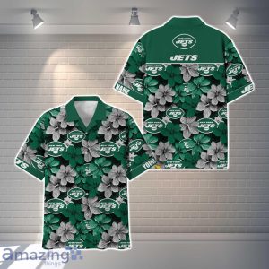 New York Jets NFL Flower Hawaiian Shirt Custom Name Gift Ideas For Men Women Product Photo 1