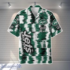 New York Jets NFL Hawaiian Shirt Vintage Custom Name For Fans Product Photo 2