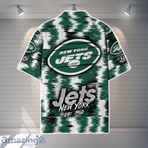 New York Jets NFL Hawaiian Shirt Vintage Custom Name For Fans Product Photo 3