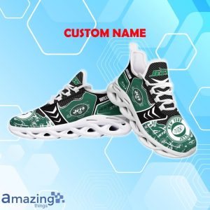 New York Jets NFL Max Soul Shoes New Trending Design Custom Name Product Photo 3