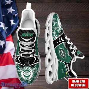 New York Jets NFL Max Soul Shoes New Trending Design Custom Name Product Photo 4