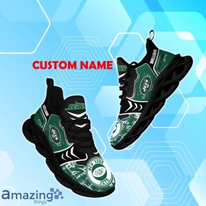 New York Jets NFL Max Soul Shoes New Trending Design Custom Name Product Photo 1