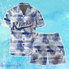 New York Knicks Team Logo Pattern Leaves Tropical Hawaiian Shirt & Short