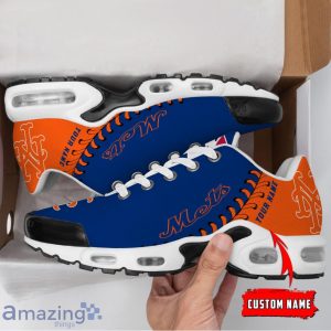 New York Mets MLB Custom Name TN Sport Shoes Exclusive Design For Fan Club Product Photo 2