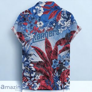 New York Rangers NHL Hawaiian Shirt Tropical Skull Design For Men Women Product Photo 2