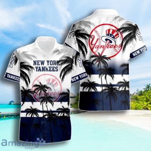New York Yankees Coconut Tree Beach Pattern Pattern Hawaiian Shirt Summer Gift For Men Women Product Photo 1