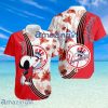 New York Yankees Logo Snoopy Pattern Tropical Button Down Hawaiian Shirt