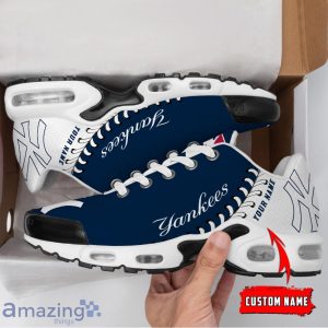 New York Yankees MLB Custom Name TN Sport Shoes Exclusive Design For Fan Club Product Photo 2