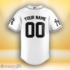 New York Yankees MLB Custom Number & Name Baseball Jersey For Fans Product Photo 3