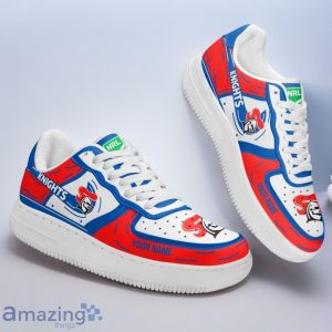 Newcastle Knights NRL Air Force Shoes Sneaker Gift For Fans Custom Name Product Photo 2