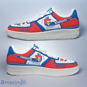 Newcastle Knights NRL Air Force Shoes Sneaker Gift For Fans Custom Name Product Photo 1