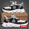 Newcastle United FC Black White Custom Name Max Soul Shoes Leading The Trend Of Sport Sneakers