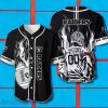 NFL Las Vegas Raiders Custom Name & Number Fireball Baseball Jersey Shirt Best Gift