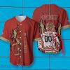NFL San Francisco 49ers Custom Name & Number Fireball Baseball Jersey Shirt Best Gift