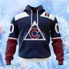 Nhl Colorado Avalanche Alternate Kits Hoodie 3D All Over Print Attract Gift For Men And Women