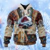 Nhl Colorado Avalanche Special Native Costume Design Hoodie 3D All Over Print Attract Gift For Men And Women