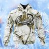 Nhl Colorado Avalanche Special White Winter Hunting Camo Design Hoodie 3D All Over Print Attract Gift For Men And Women