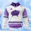 Nhl Columbus Blue Jackets Personalize Hockey Fight Cancer Hoodie 3D All Over Print Attract Gift For Men And Women