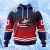 Nhl Columbus Blue Jackets Personalize New Gradient Series Concept Hoodie 3D All Over Print Attract Gift For Men And Women