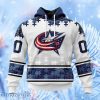 Nhl Columbus Blue Jackets Special Autism Awareness Design With Home Jersey Style Hoodie 3D All Over Print Attract Gift For Men And Women