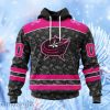 Nhl Columbus Blue Jackets Special Pink In The Rink Fight Breast Cancer Hoodie 3D All Over Print Attract Gift For Men And Women