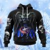 Nhl Columbus Blue Jackets Special Skull Art Design Hoodie 3D All Over Print Attract Gift For Men And Women