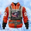 Nhl Columbus Blue Jackets Star Wars Rebel Pilot Design Personalized Hoodie 3D All Over Print Attract Gift For Men And Women