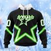 Nhl Dallas Stars Personalize New Gradient Series Concept Hoodie 3D All Over Print Attract Gift For Men And Women
