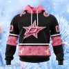 Nhl Dallas Stars Personalized Specialized Design In Classic Style With Paisley! We Wear Pink Breast Cancer Hoodie 3D All Over Print Attract Gift For Men And Women
