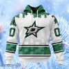 Nhl Dallas Stars Special Autism Awareness Design With Home Jersey Style Hoodie 3D All Over Print Attract Gift For Men And Women