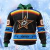 Nhl Dallas Stars Special Native Heritage Design Hoodie 3D All Over Print Attract Gift For Men And Women