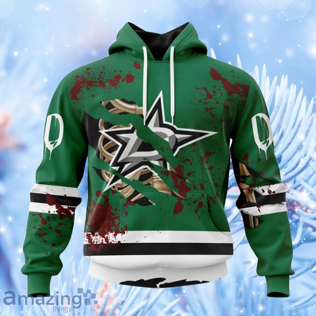 Nhl Dallas Stars Specialized Design Jersey With Your Ribs For Halloween Hoodie 3D All Over Print Attract Gift For Men And Women image Nhl Dallas Stars Specialized Design Jersey With Your Ribs For Halloween Hoodie 3D All Over Print Attract Gift For Men And Women Product Photo 1