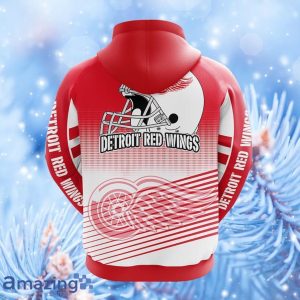 NHL Detroit Red Wings Red Hoodie, Zip Hoodie 3D All Over Print Meticulous Seams For Fans image NHL Detroit Red Wings Red Hoodie, Zip Hoodie 3D All Over Print Meticulous Seams For Fans Product Photo 2