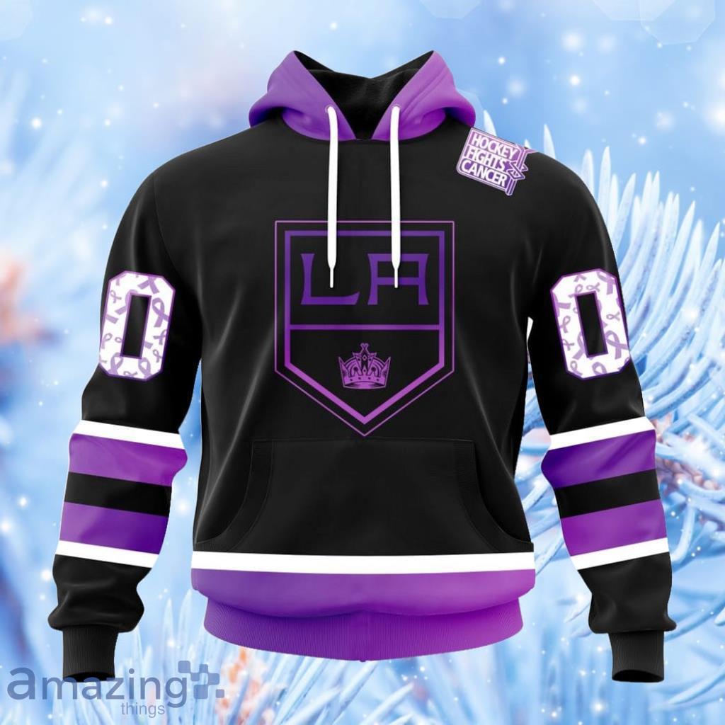 La kings hockey store fights cancer jersey