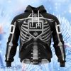 Nhl Los Angeles Kings Special Skeleton Costume For Halloween Hoodie 3D All Over Print Attract Gift For Men And Women