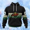 Nhl Minnesota Wild Special Black And Gradient Design Hoodie 3D All Over Print Attract Gift For Men And Women