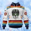 Nhl Minnesota Wild Special Design For Dia De Los Muertos Hoodie 3D All Over Print Attract Gift For Men And Women