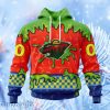 Nhl Minnesota Wild Special Nickelodeon Design Hoodie 3D All Over Print Attract Gift For Men And Women