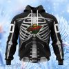 Nhl Minnesota Wild Special Skeleton Costume For Halloween Hoodie 3D All Over Print Attract Gift For Men And Women