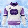 Nhl Montreal Canadiens Personalize Hockey Fight Cancer Hoodie 3D All Over Print Attract Gift For Men And Women