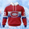 Nhl Montreal Canadiens Personalize New Gradient Series Concept Hoodie 3D All Over Print Attract Gift For Men And Women