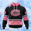 Nhl Montreal Canadiens Personalized Specialized Design In Classic Style With Paisley! We Wear Pink Breast Cancer Hoodie 3D All Over Print Attract Gift For Men And Women