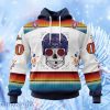 Nhl Montreal Canadiens Special Design For Dia De Los Muertos Hoodie 3D All Over Print Attract Gift For Men And Women